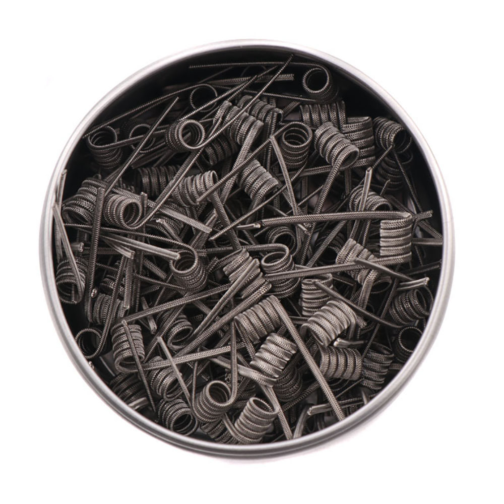 Clapton Wire Pre Built - جديد XFKM 100 قطعة/صندوق NI80/A1/SS316L Alien