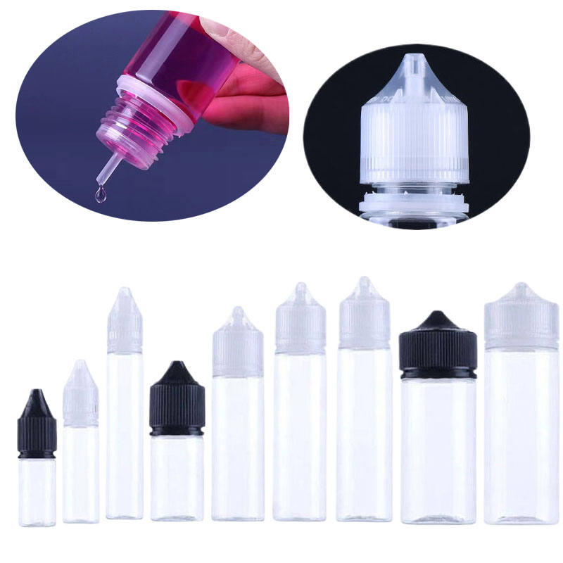 Vaping Area - 5 قطعة 10/15/30/50/60/100/120 مللي زجاجات قطارة