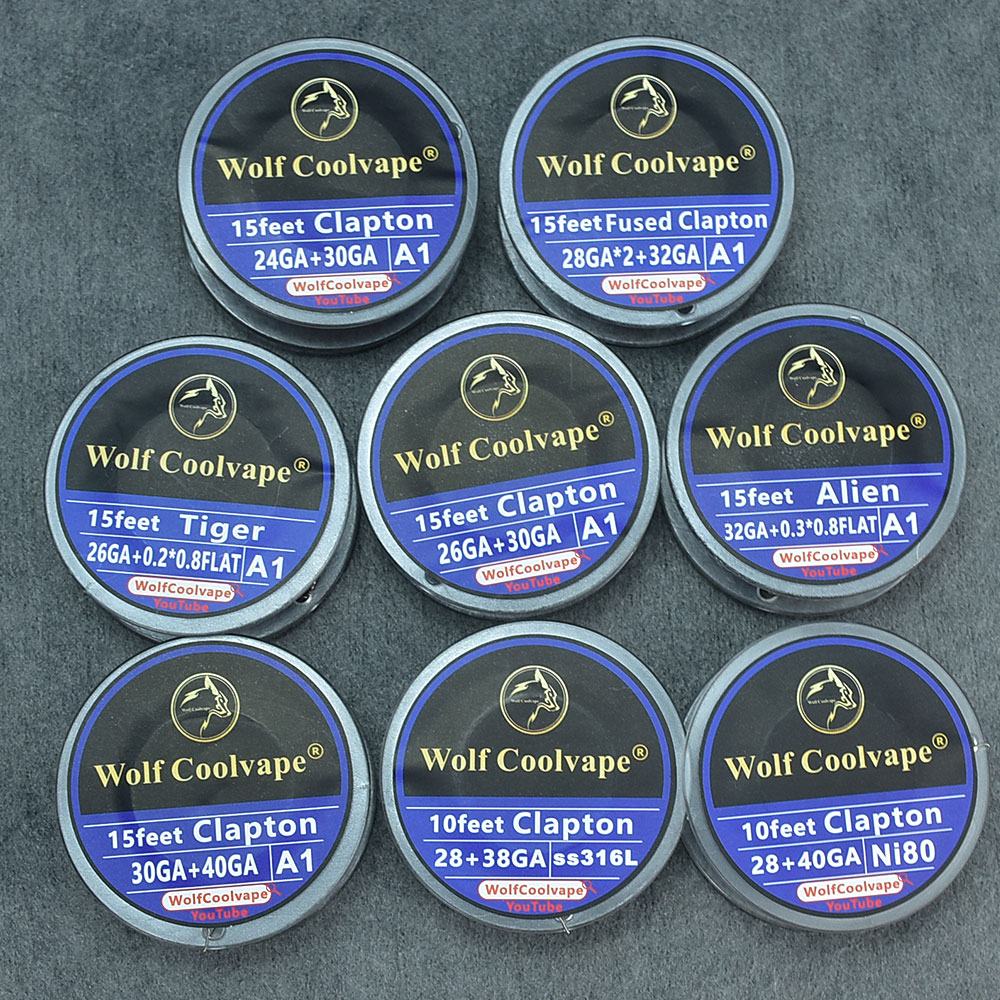 Clapton Wire Pre Built - الغريبة تنصهر كلابتون سلك النمر لفائف
