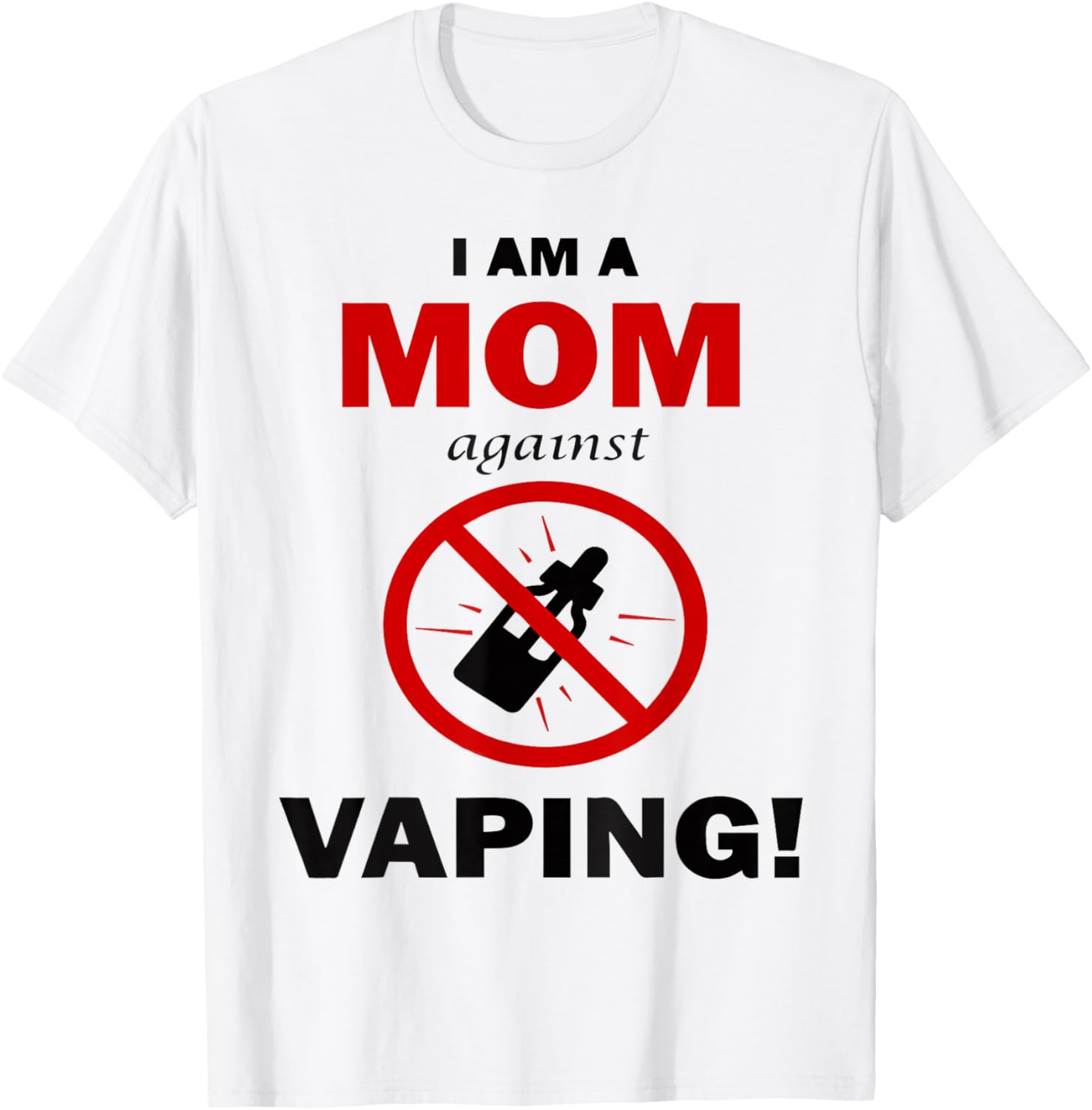 Vaping Shop - تي شيرت Mom Against Vaping Anti
