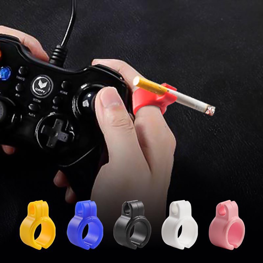 Vape Ring - 1 قطعة/5 قطعة سيليكون إصبع حامل