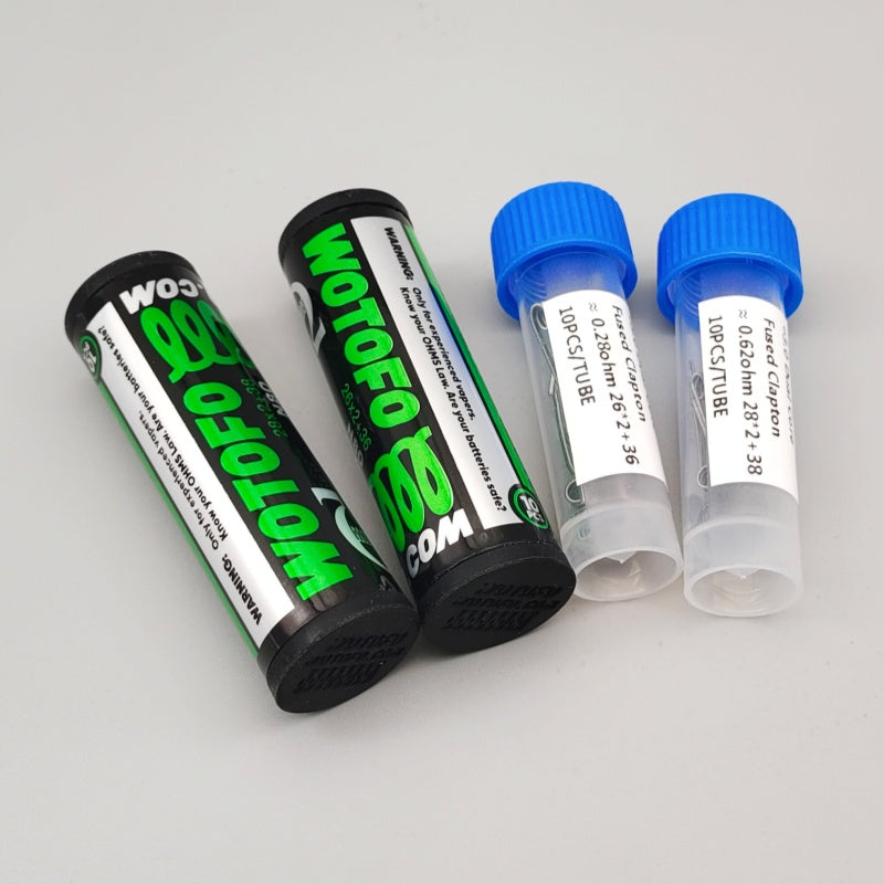 Clapton Wire Pre Built - أسلاك تسخين Ni80 ثنائية النواة من