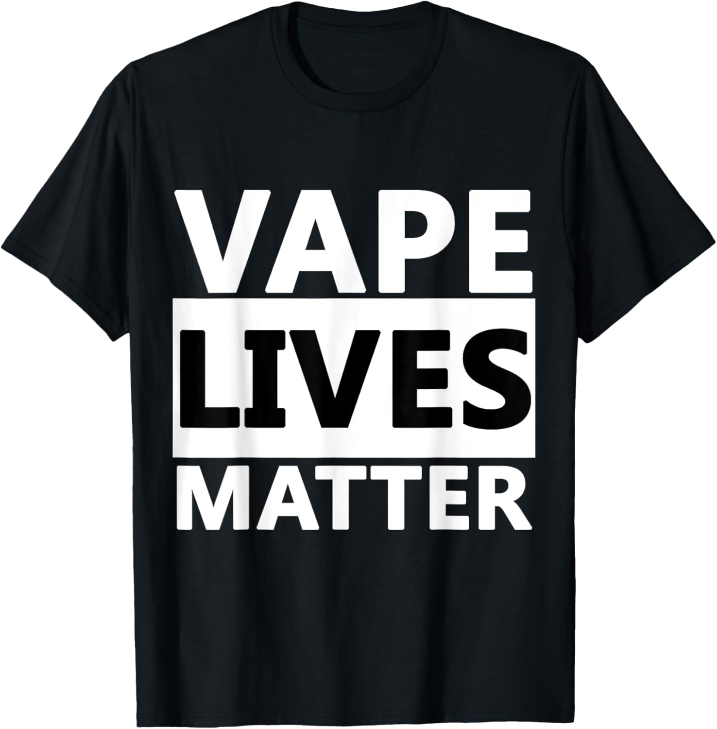 Vaping Shop - تي شيرت Vape Lives Matter من