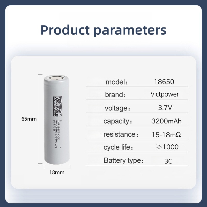 Vape Battery 18650 - Victpower 10-Pack 3500mAh 18650 بطارية ليثيوم
