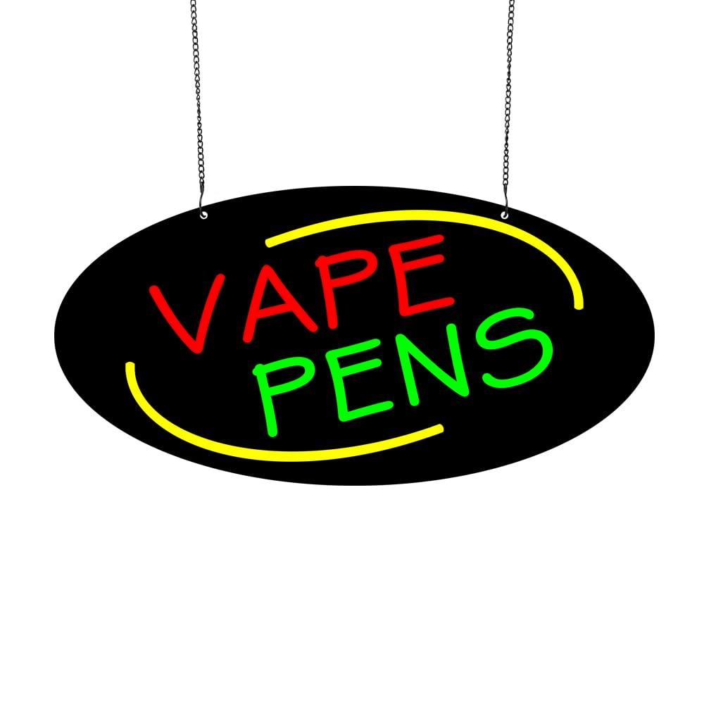 Vaping Shop - لافتة نيون لقلم السجائر الإلكترونية مع