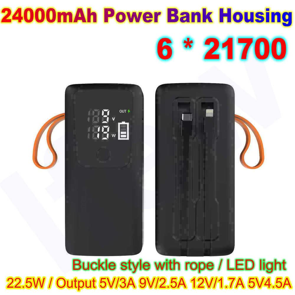 Battery Case Storage - 21700 بطارية قوة البنك الإسكان حالة
