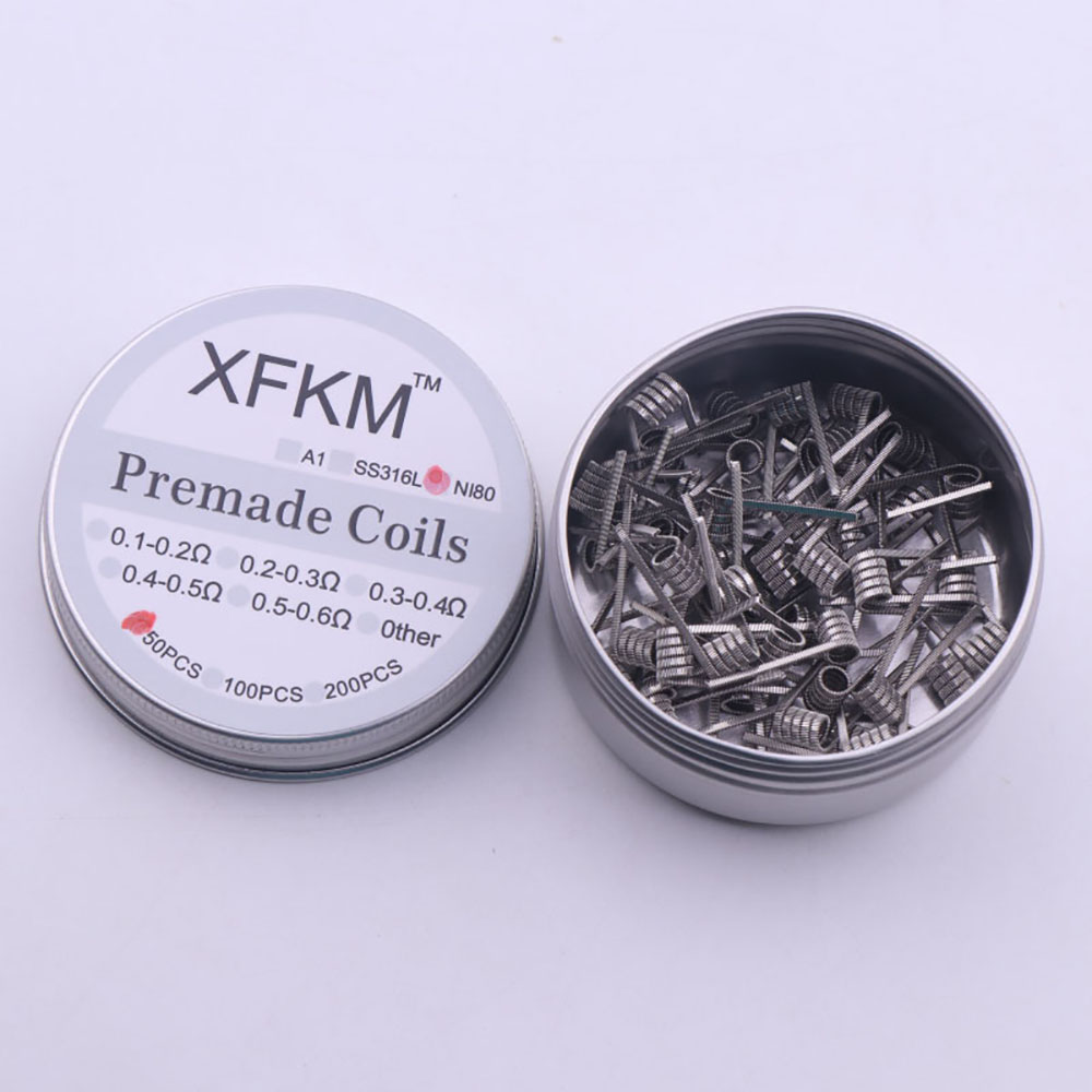 Clapton Wire Pre Built - NI80 50/100 مسبقة الصنع القطر الداخلي