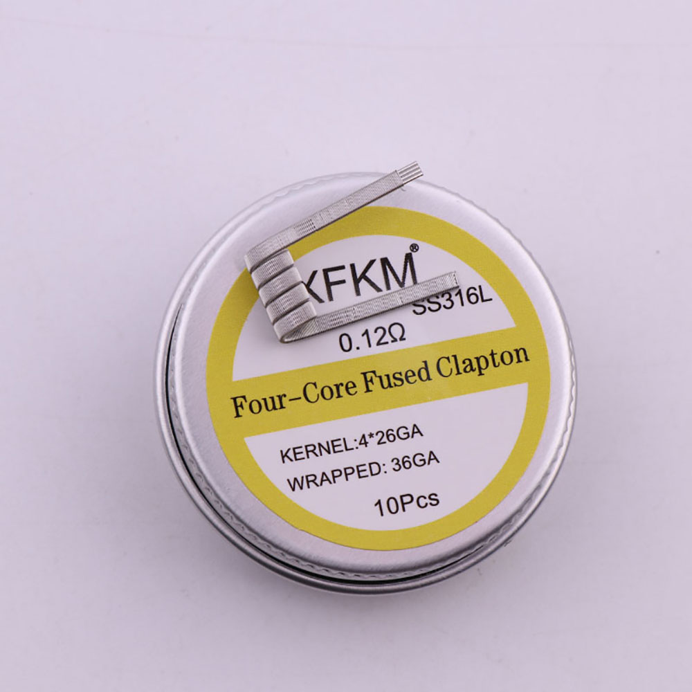 Clapton Wire Pre Built - 10 قطعة/صندوق 3 مللي متر دوامة