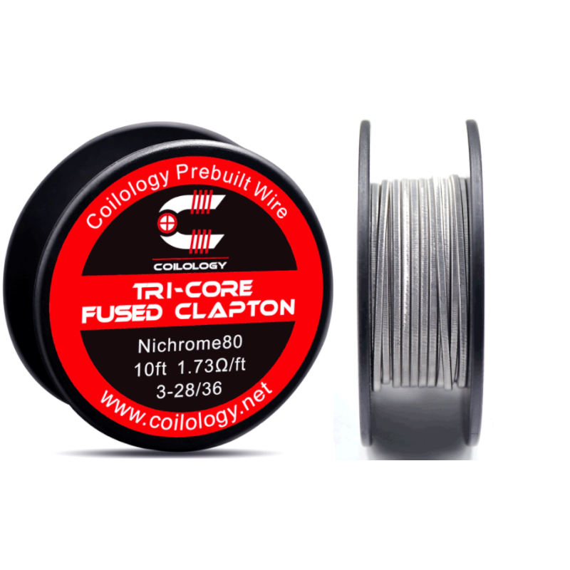 Accessories For Vaping - سلك تسخين Coilology Tri-Core Fused Clapton