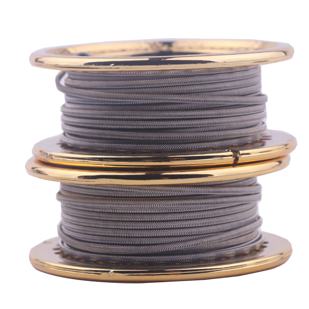 XFKM 5M/لفة NI80/A1/SS316L الغ - مراجعة Clapton Wire Pre Built وسعره