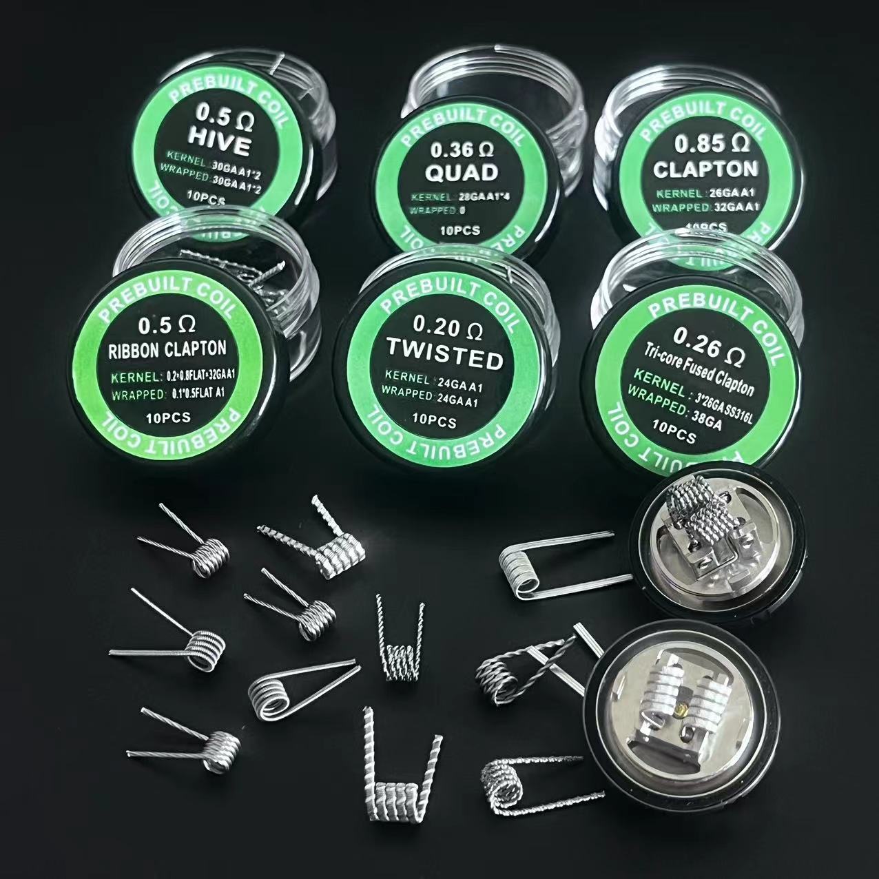 50 قطعة/30 قطعة/20 قطعة/10 قطع - مراجعة Clapton Wire Pre Built وسعره