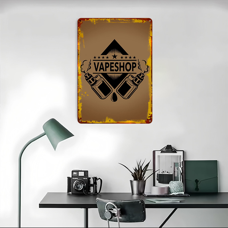 Vape Shop Logo صفيح الملصقات ل - مراجعة Vaping Shop وسعره