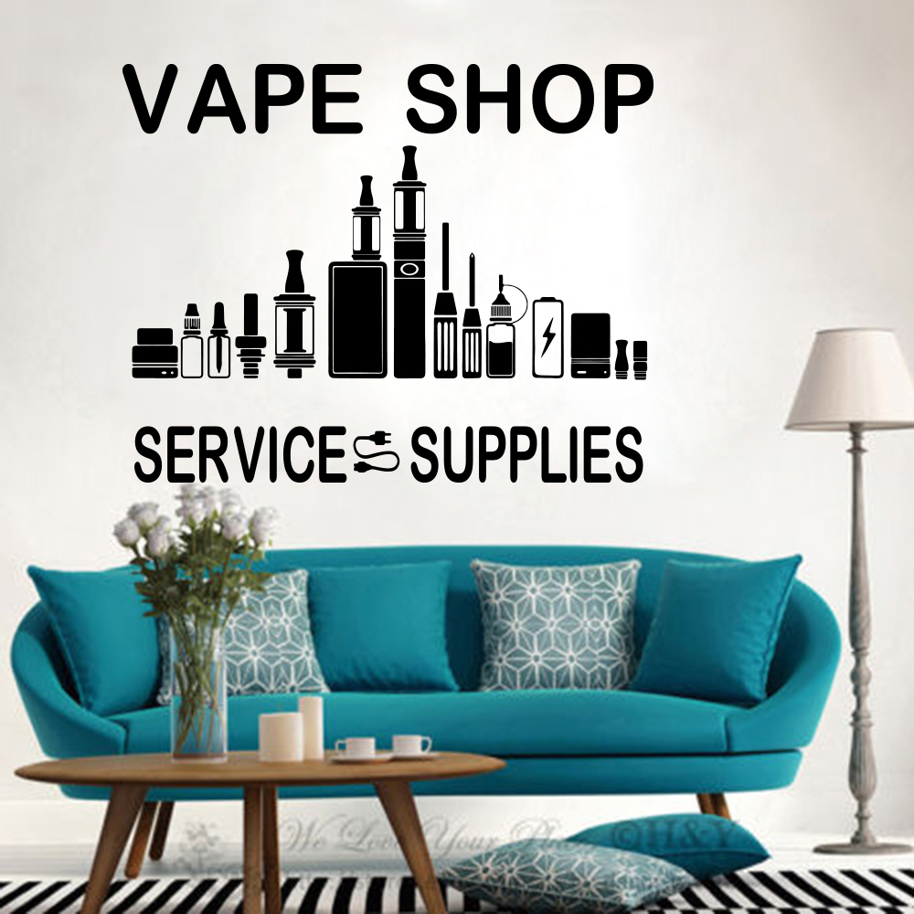 ملصق حائط لخدمة ومستلزمات السج - مراجعة Vaping Shop وسعره