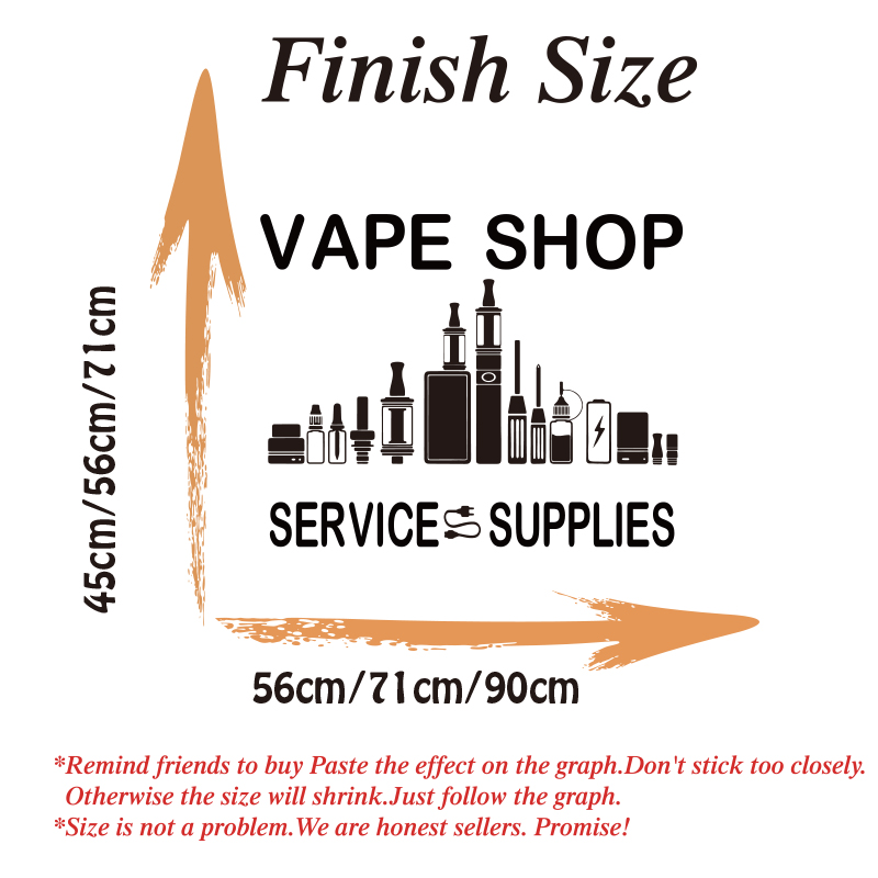 ملصق حائط لخدمة ومستلزمات السج - مراجعة Vaping Shop وسعره