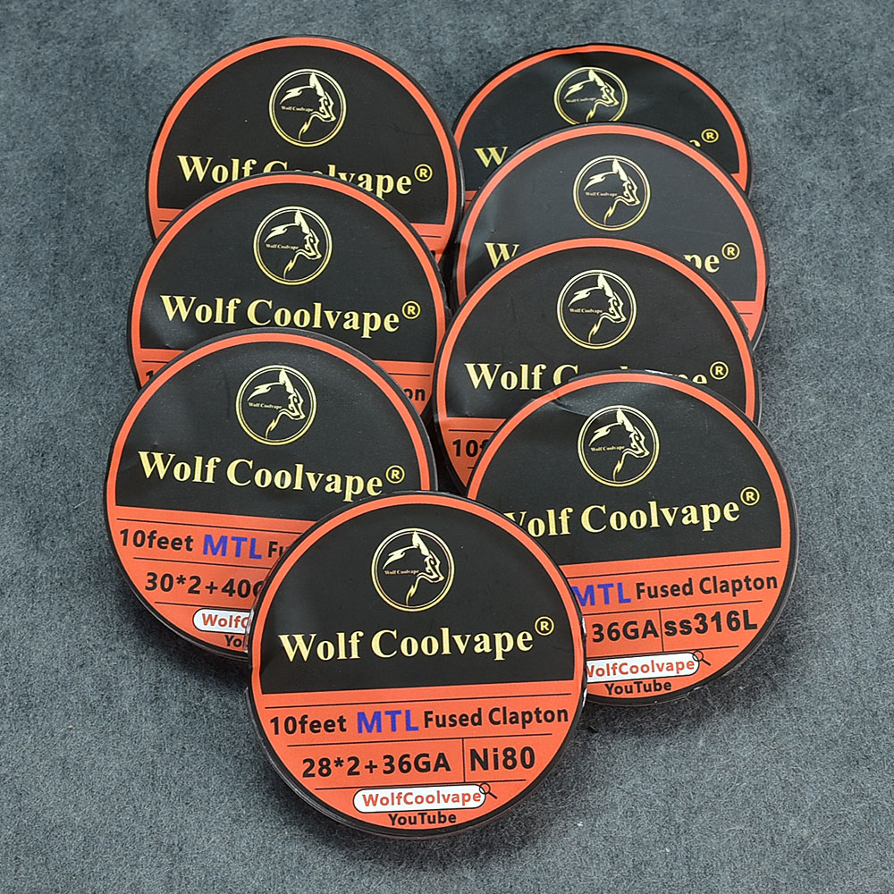 10 أقدام NI80/A1/SS316L MTL تن - مراجعة Clapton Wire Pre Built وسعره