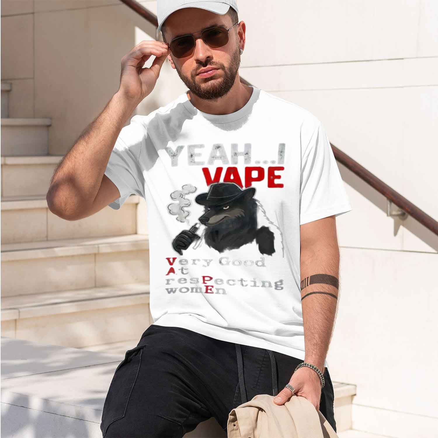 تي شيرت جديد 2026 بتصميم 'نعم، - مراجعة Vaping Goods وسعره