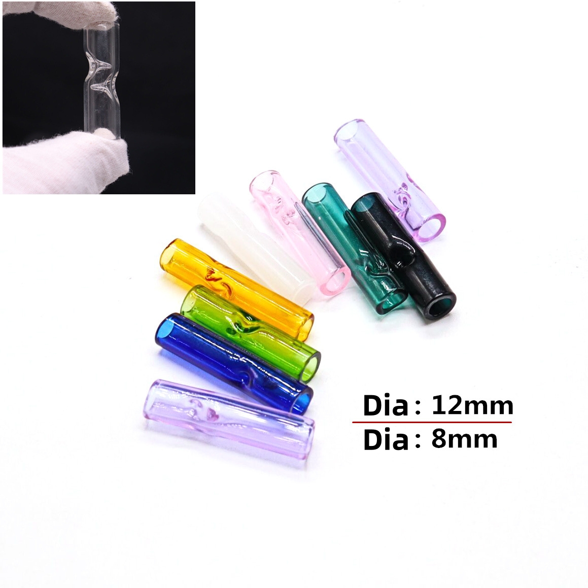 4 قطعة السجائر الزجاجية المستد - مراجعة Accessories For Vaping وسعره