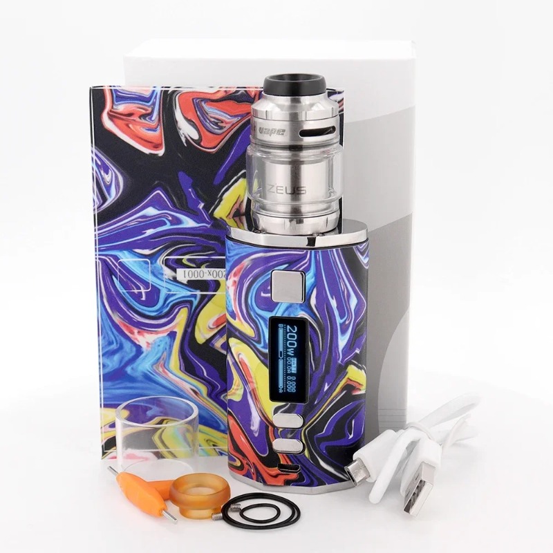 Zeus X Mesh RTA السجائر الإلكت - مراجعة Vape Battery 18650 وسعره