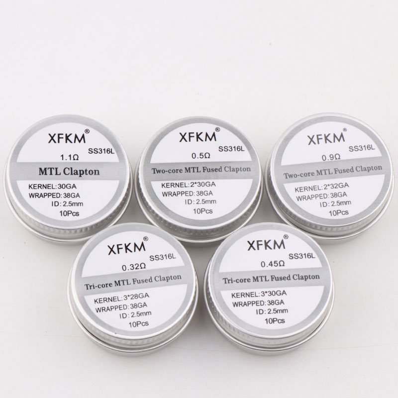 جديد XFKM 10 قطعة/صندوق NI80/A - مراجعة Clapton Wire Pre Built وسعره