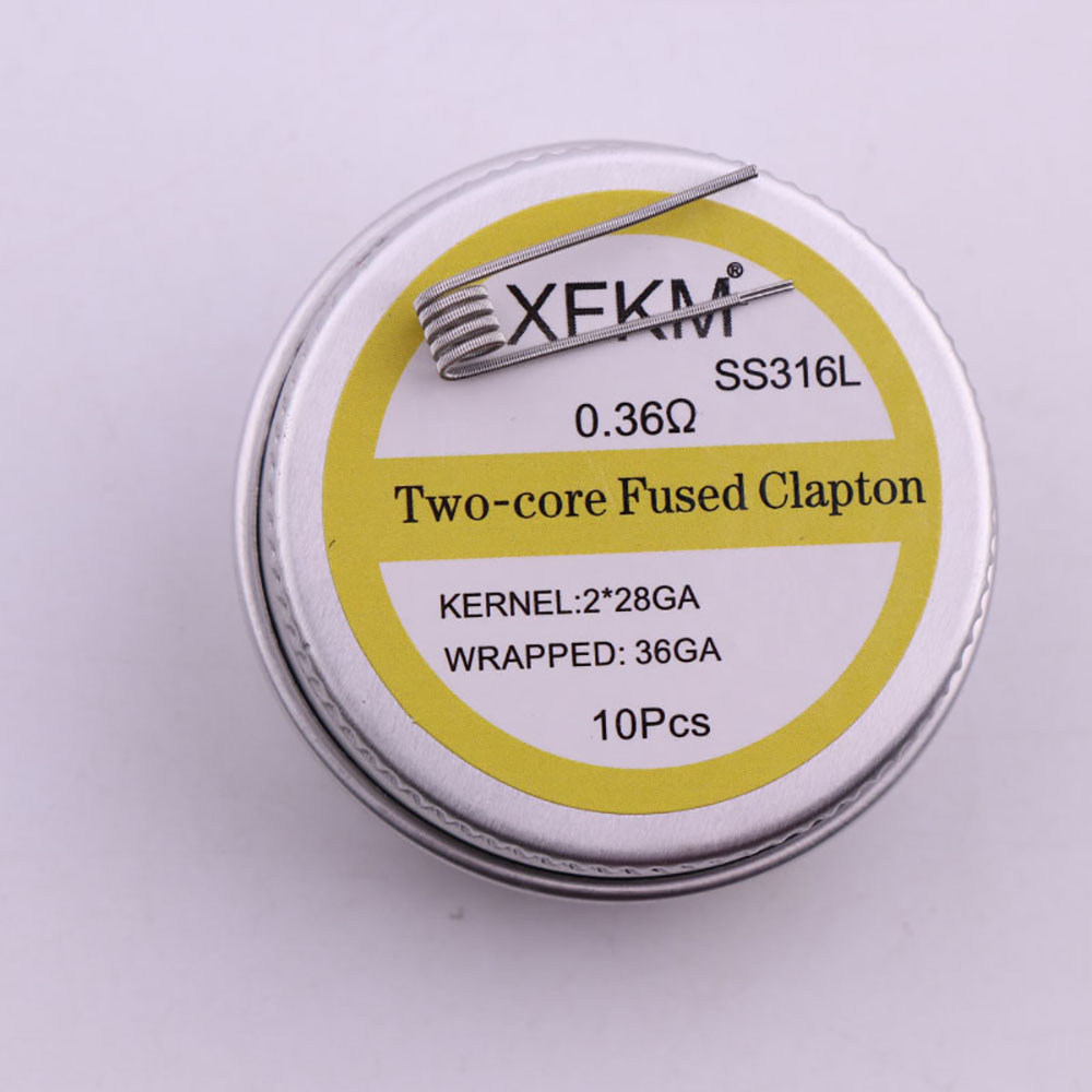 10 قطعة/صندوق 3 مللي متر دوامة - مراجعة Clapton Wire Pre Built وسعره
