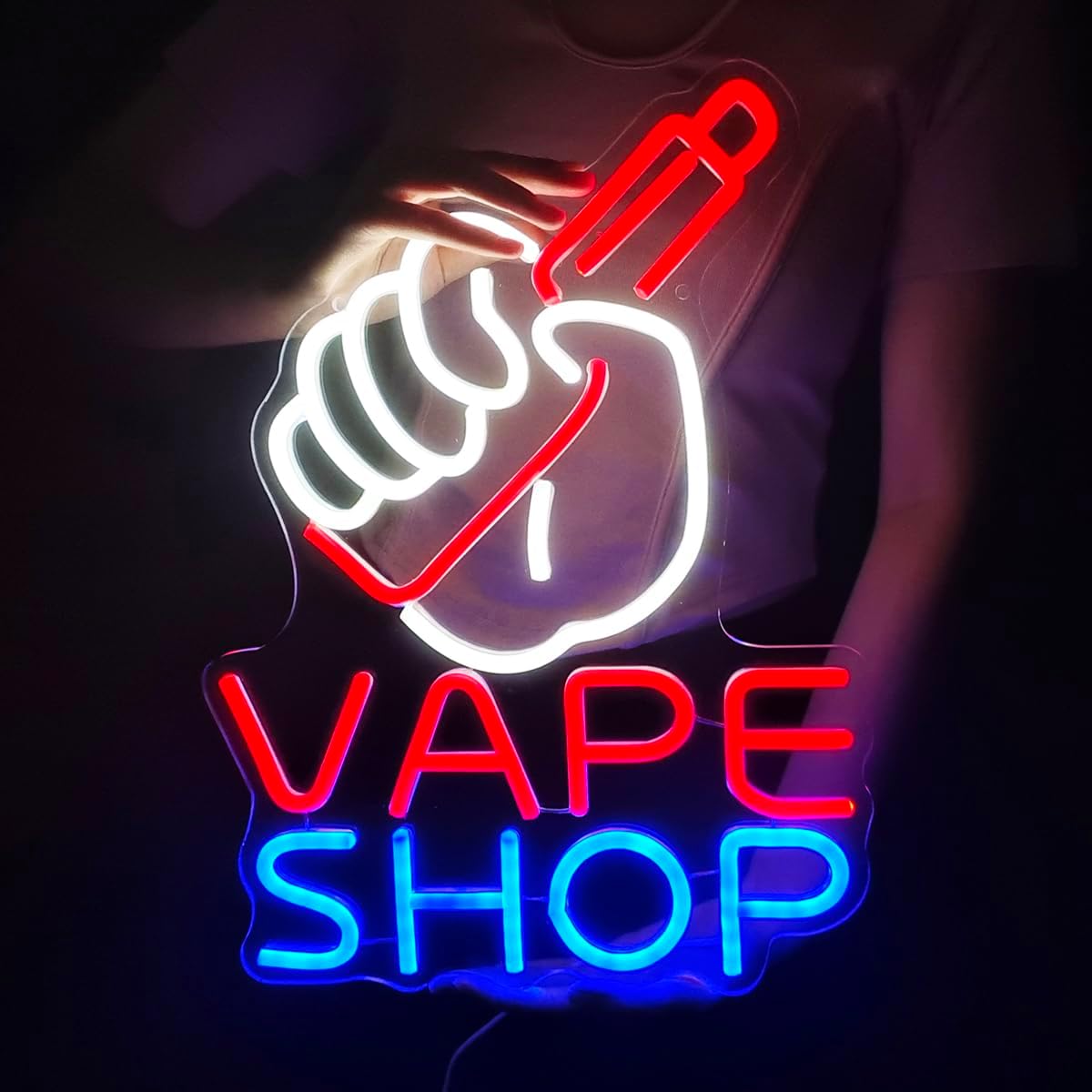 لافتة نيون لمتجر السجائر الإلك - مراجعة Vaping Store وسعره
