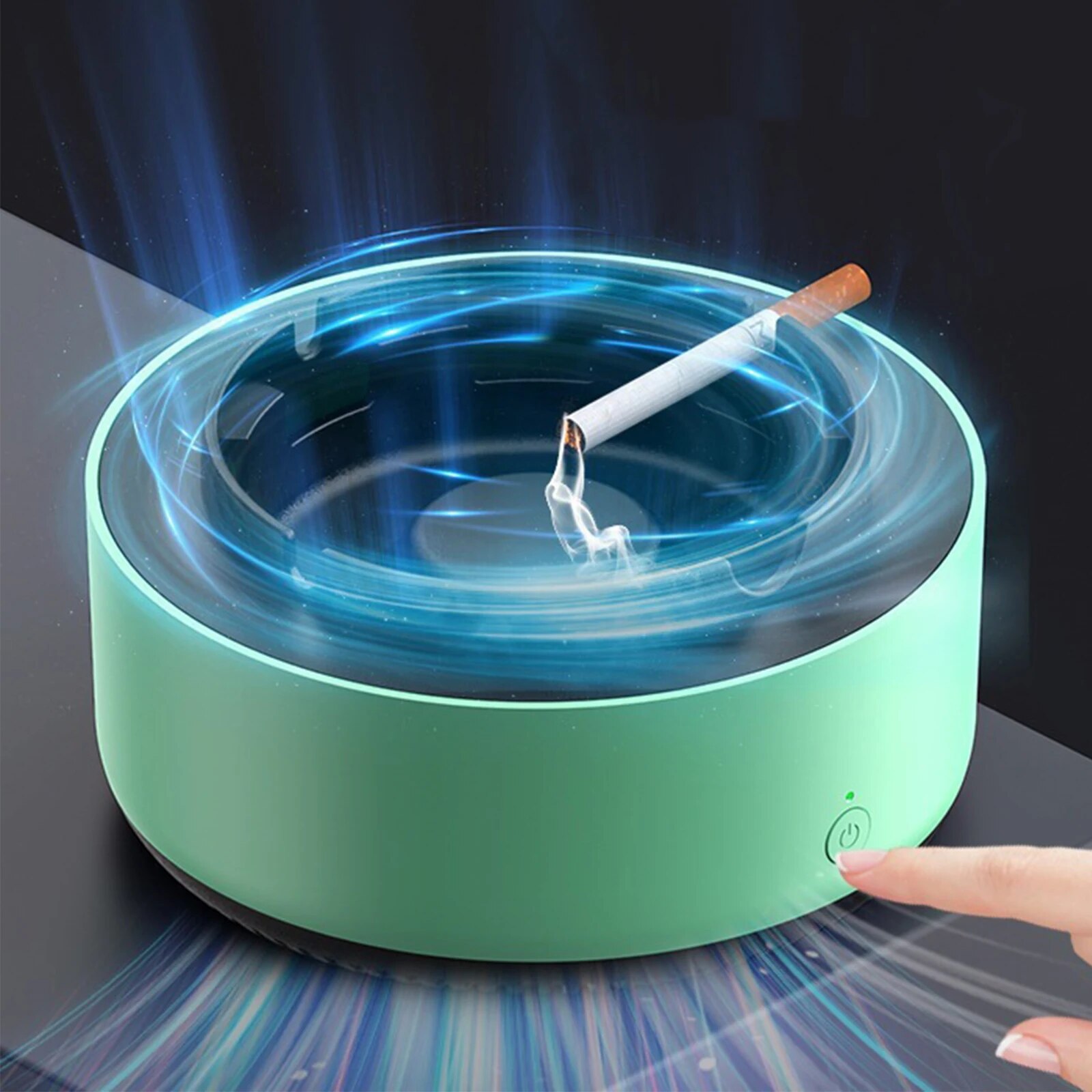 منفضة سجائر ذكية لتنقية الهواء - مراجعة Vape Ring وسعره